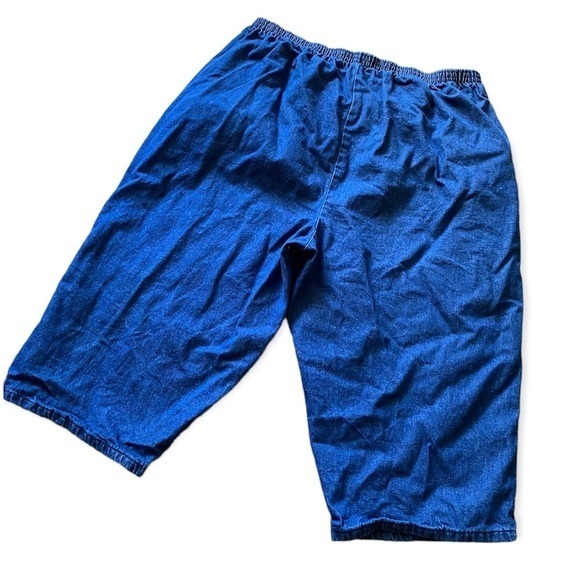 Chic Shorts Women’s Plus Size 24W Average Blue Stretch Pockets - Picture 2 of 10